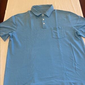 T0102115 Untuckit Blue Polo Shirt- SZ X-Large